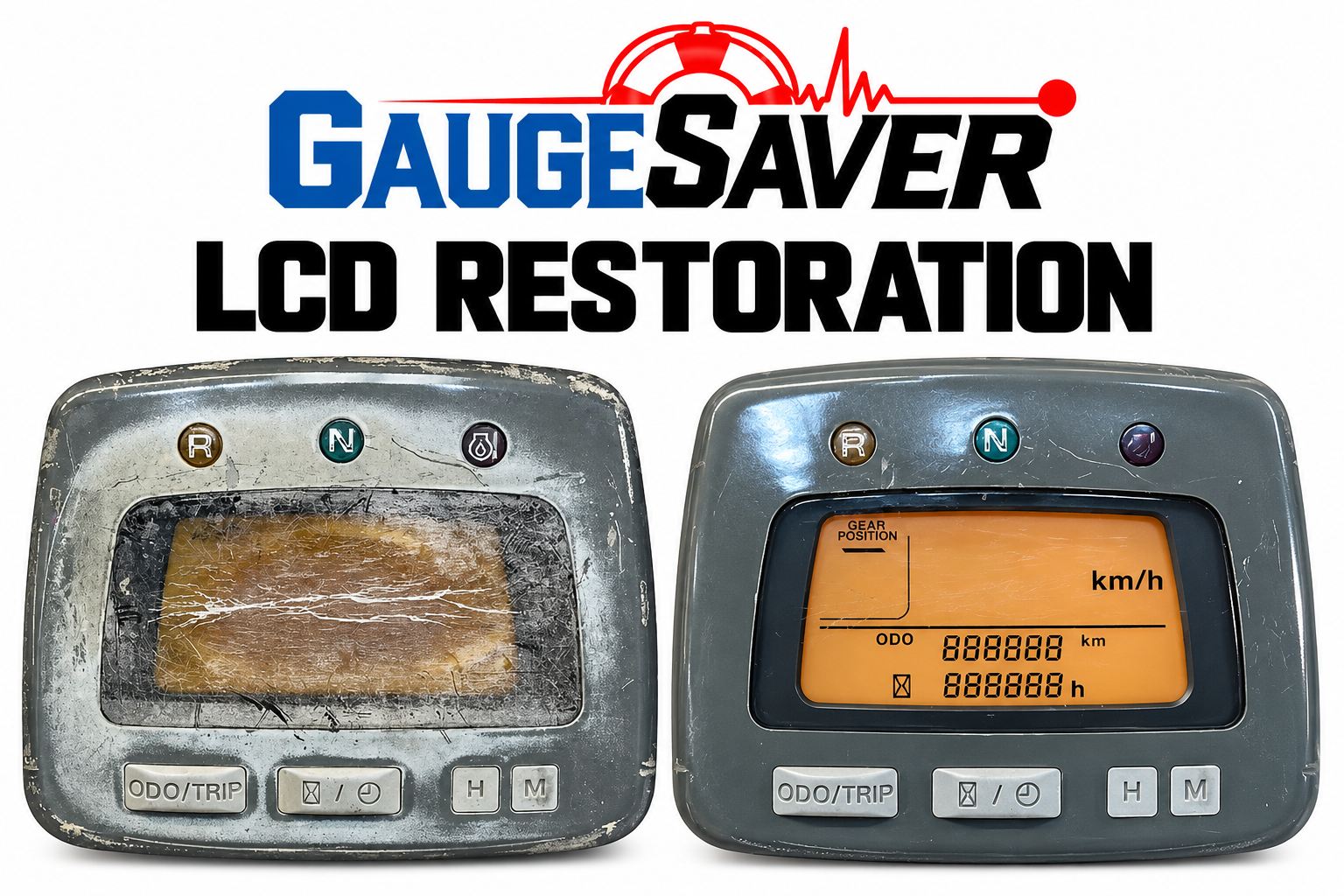Honda ATV Gauge LCD Restoration Services - Image 2