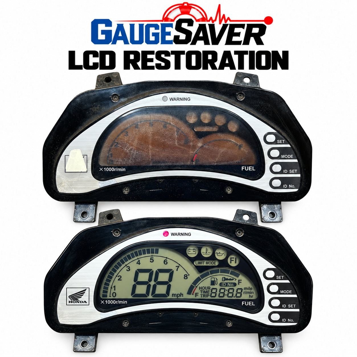 Honda AquaTrax Jetski Gauge Restoration Service - Image 2