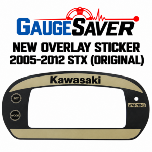 Kawasaki STX 05-12 Jetski Original Gauge Overlay Replacement