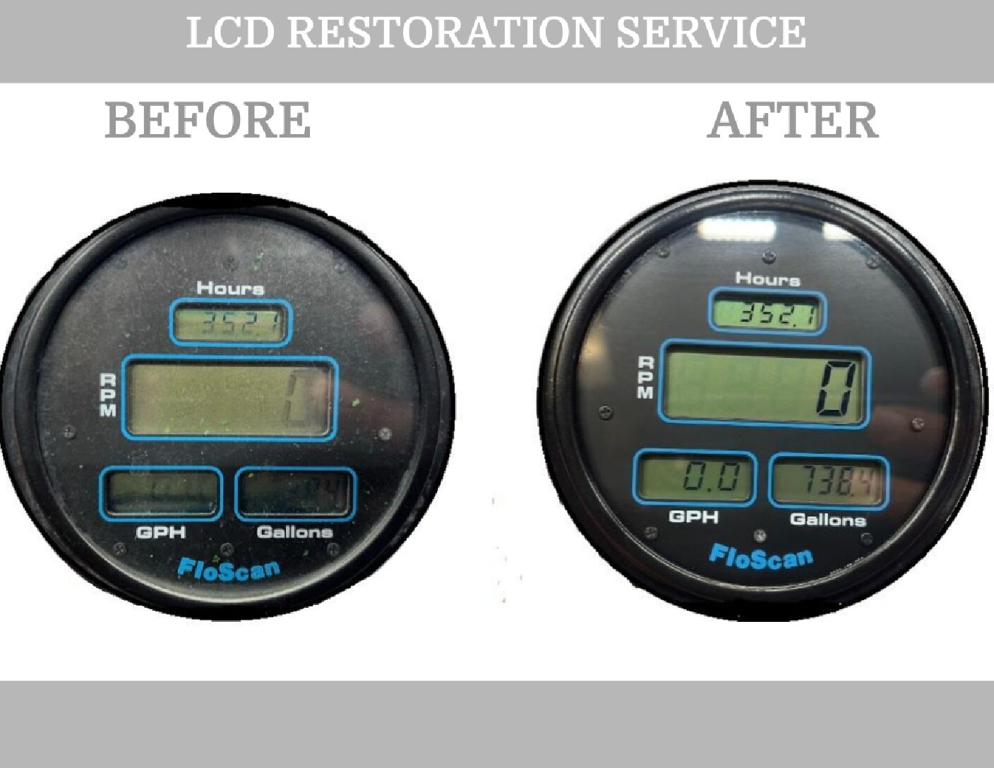 FloScan Marine Gauge Restoration Services - Image 2