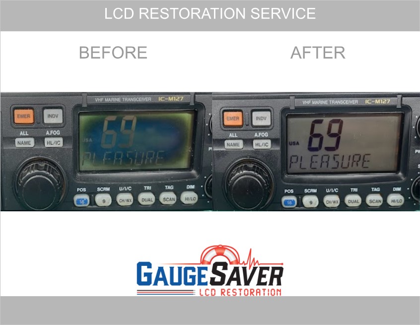 iCOM IC-M127 VHF LCD Restoration Service - Image 3