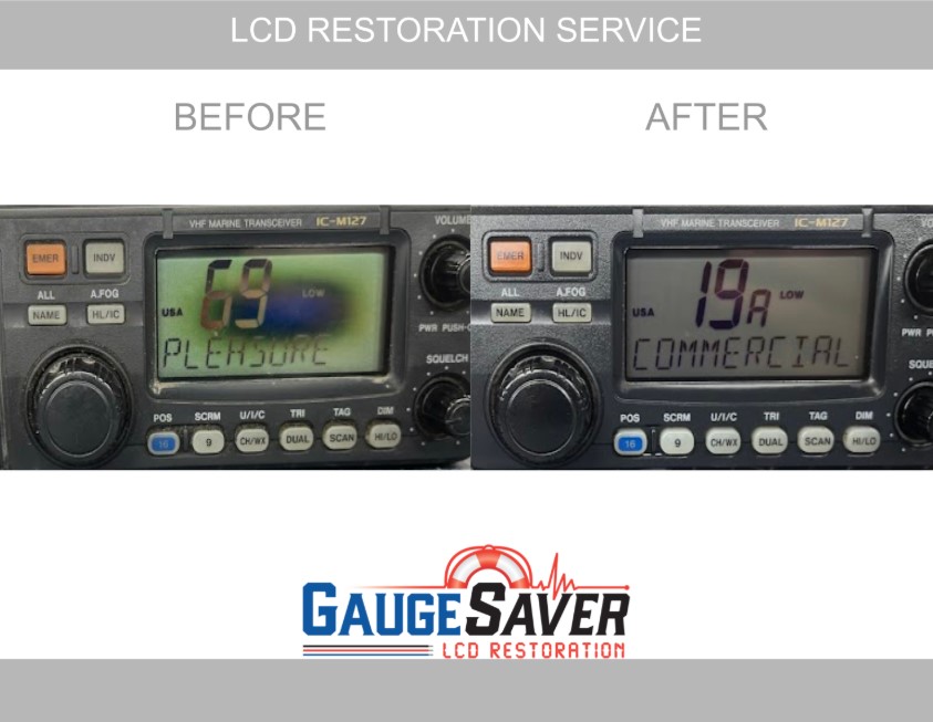 iCOM IC-M127 VHF LCD Restoration Service - Image 2