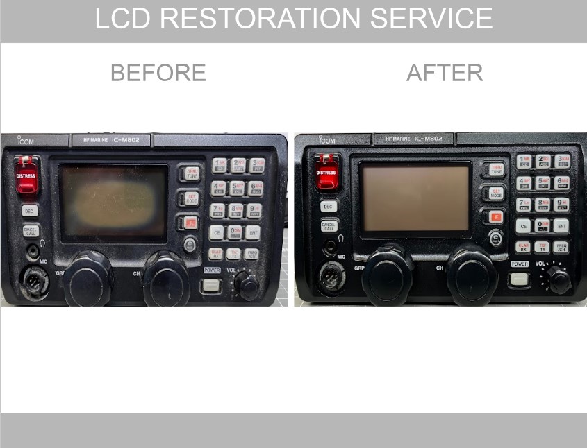 iCOM IC-M802 VHF LCD Restoration Service - Image 3