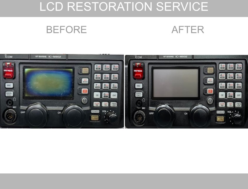 iCOM IC-M802 VHF LCD Restoration Service - Image 2