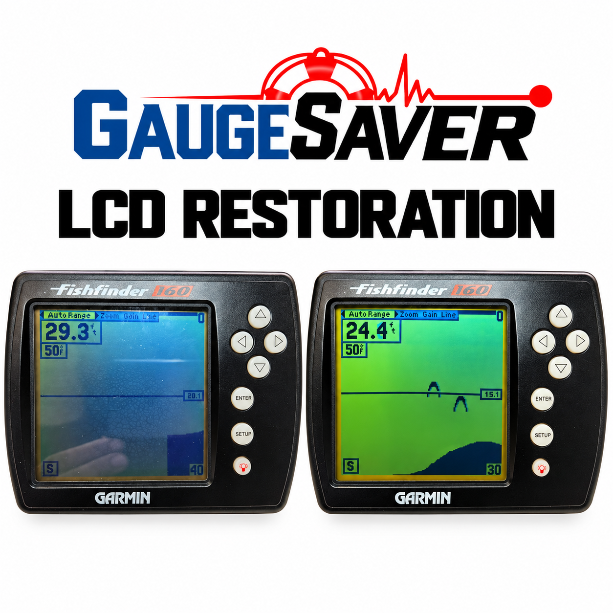 Garmin 160 LCD Restoration Service - Image 2