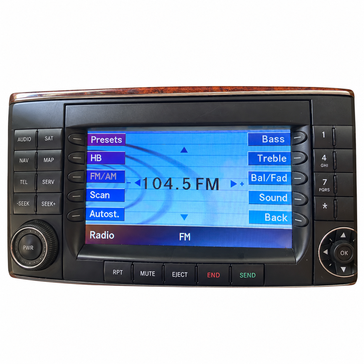2004-2008 Mercedes CLK Head Unit (motorized) LCD Restoration