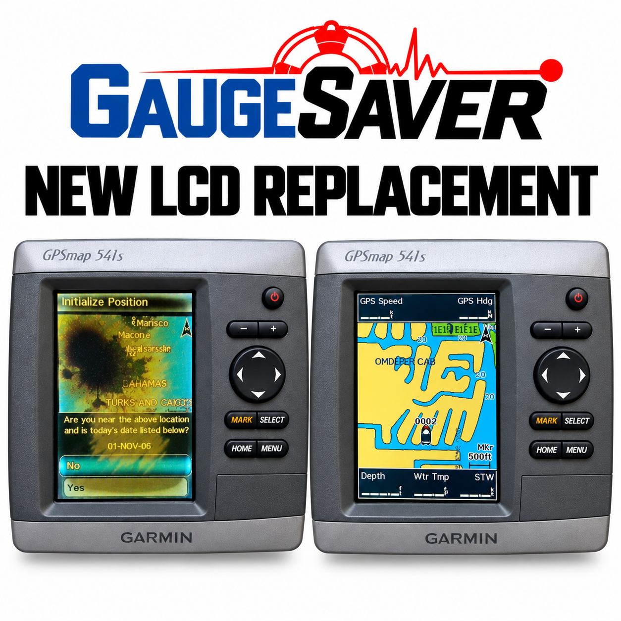 Garmin 541s LCD Restoration Services - Image 3