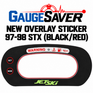 Kawasaki STX 97-98 Jetski Gauge Overlay Replacement