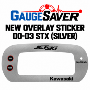 Kawasaki 00-03 Jetski Gauge Overlay Replacement