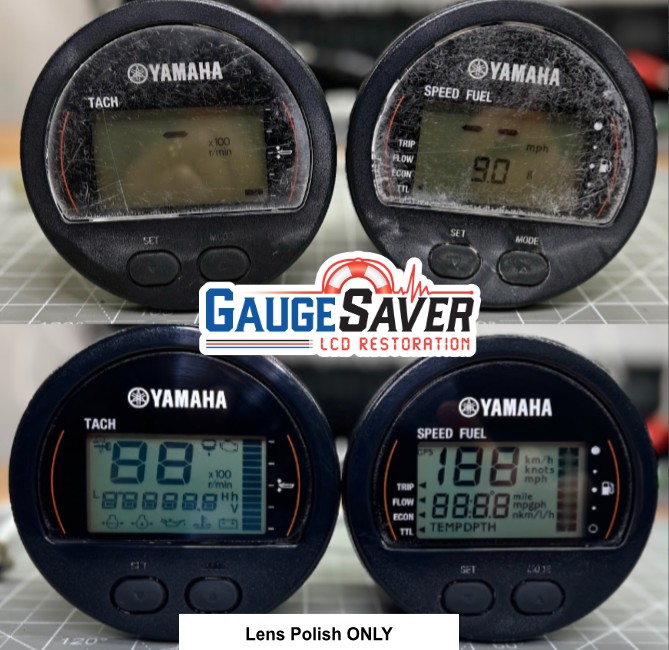 Yamaha ROUND (NEW STYLE) 6Y8 Command Link Speed/Fuel and Tach Restoration Services - Image 2