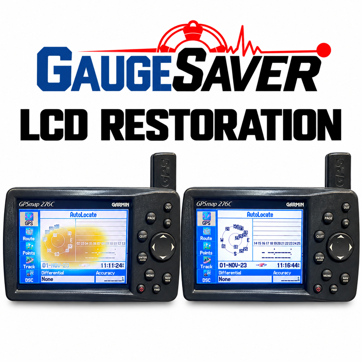 Garmin 276C/496 LCD Restoration Service - Image 3