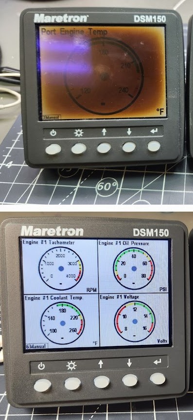 Maretron DSM150 LCD Restoration Service - Image 2