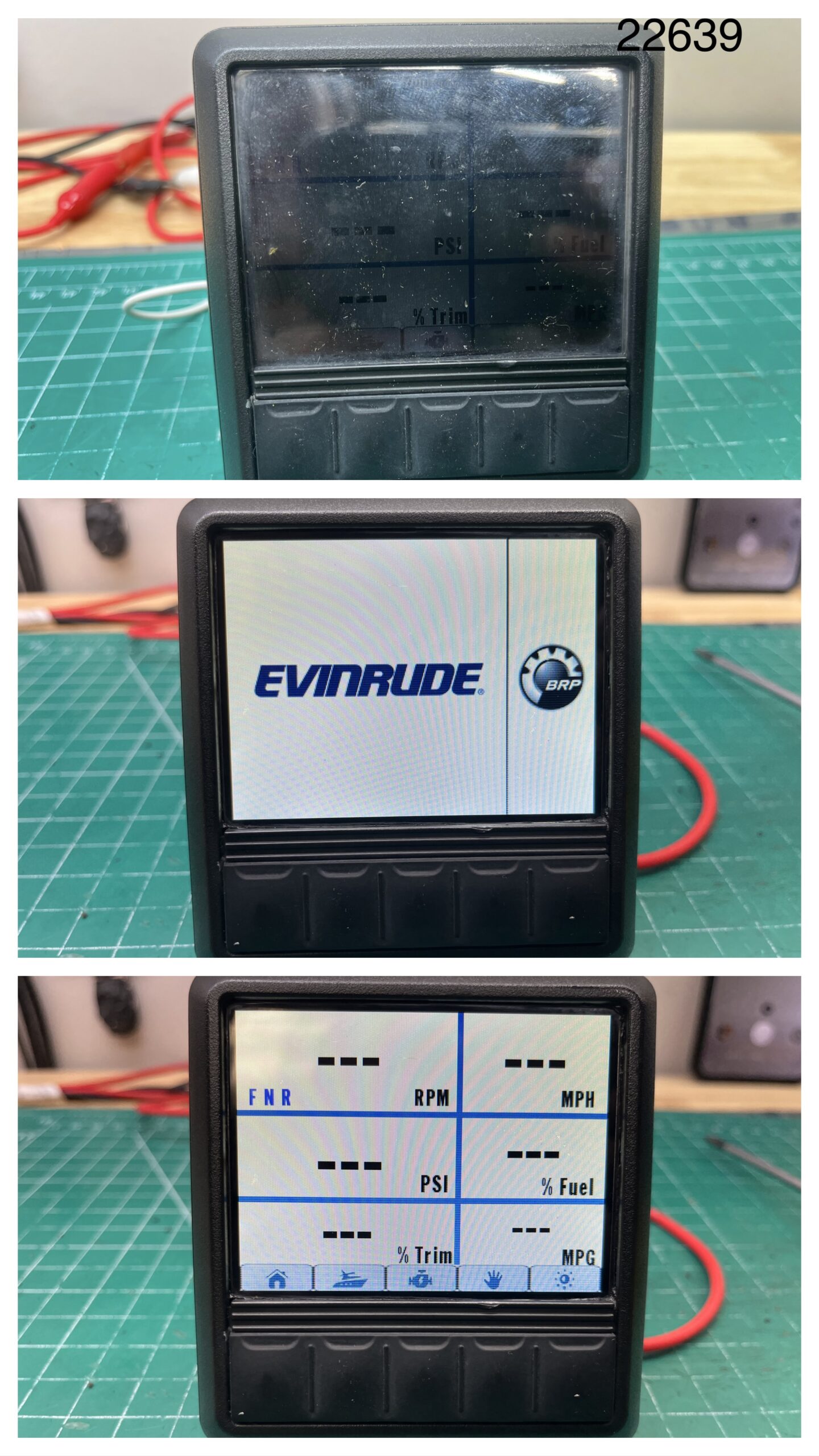 Dometic Seastar Optimus Evinrude BRP LCD resplacement
