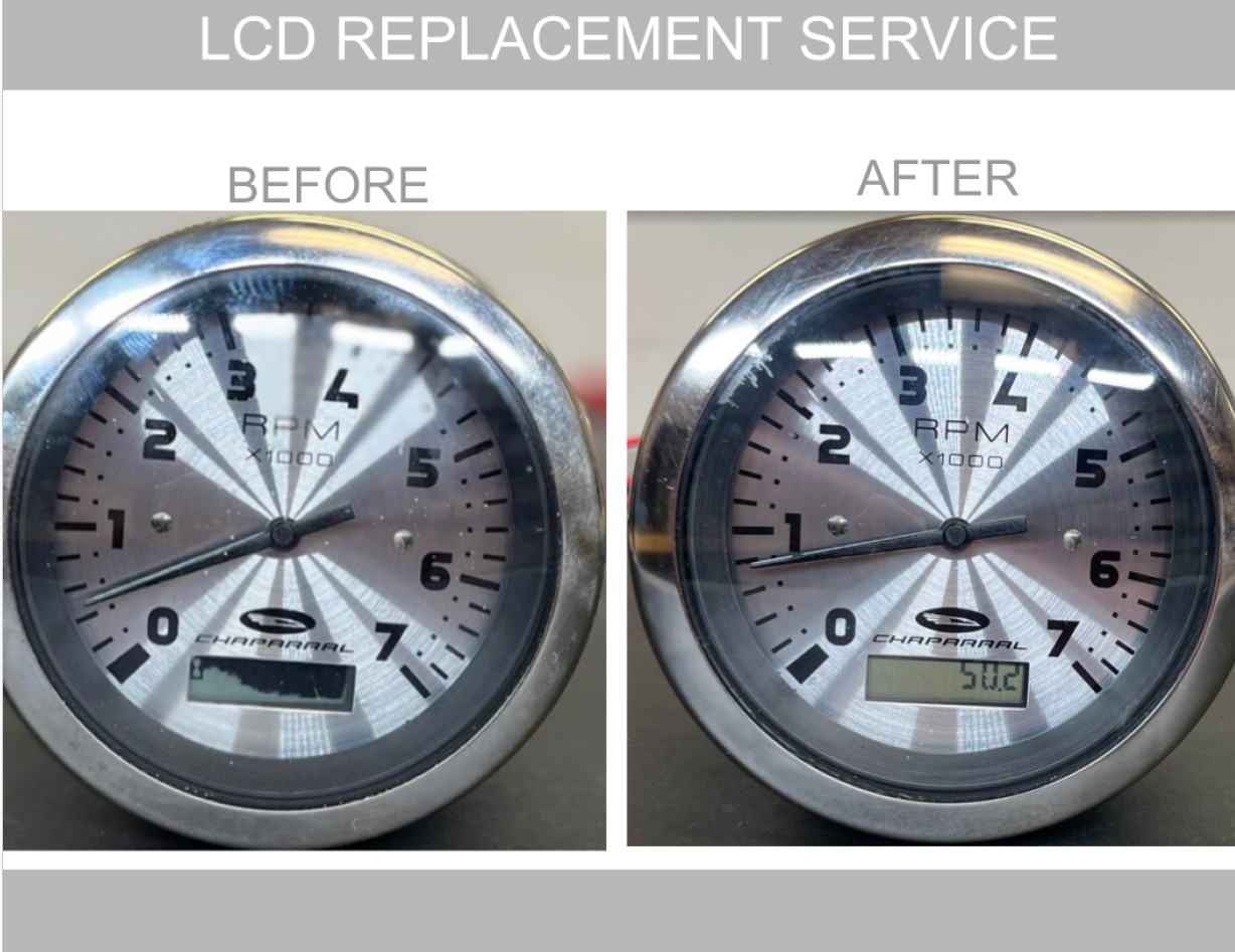 Chaparral Tachometer Digital Hour Meter LCD Replacement