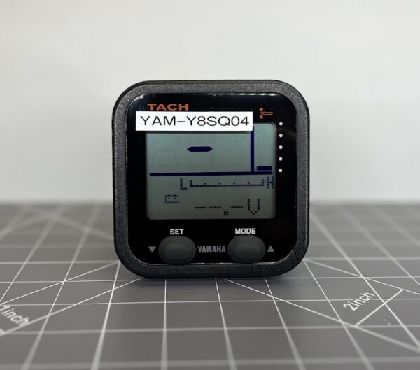 Yamaha 6Y8 Command Link Square TACHOMETER (USED - NEW LCD) - GaugeSaver