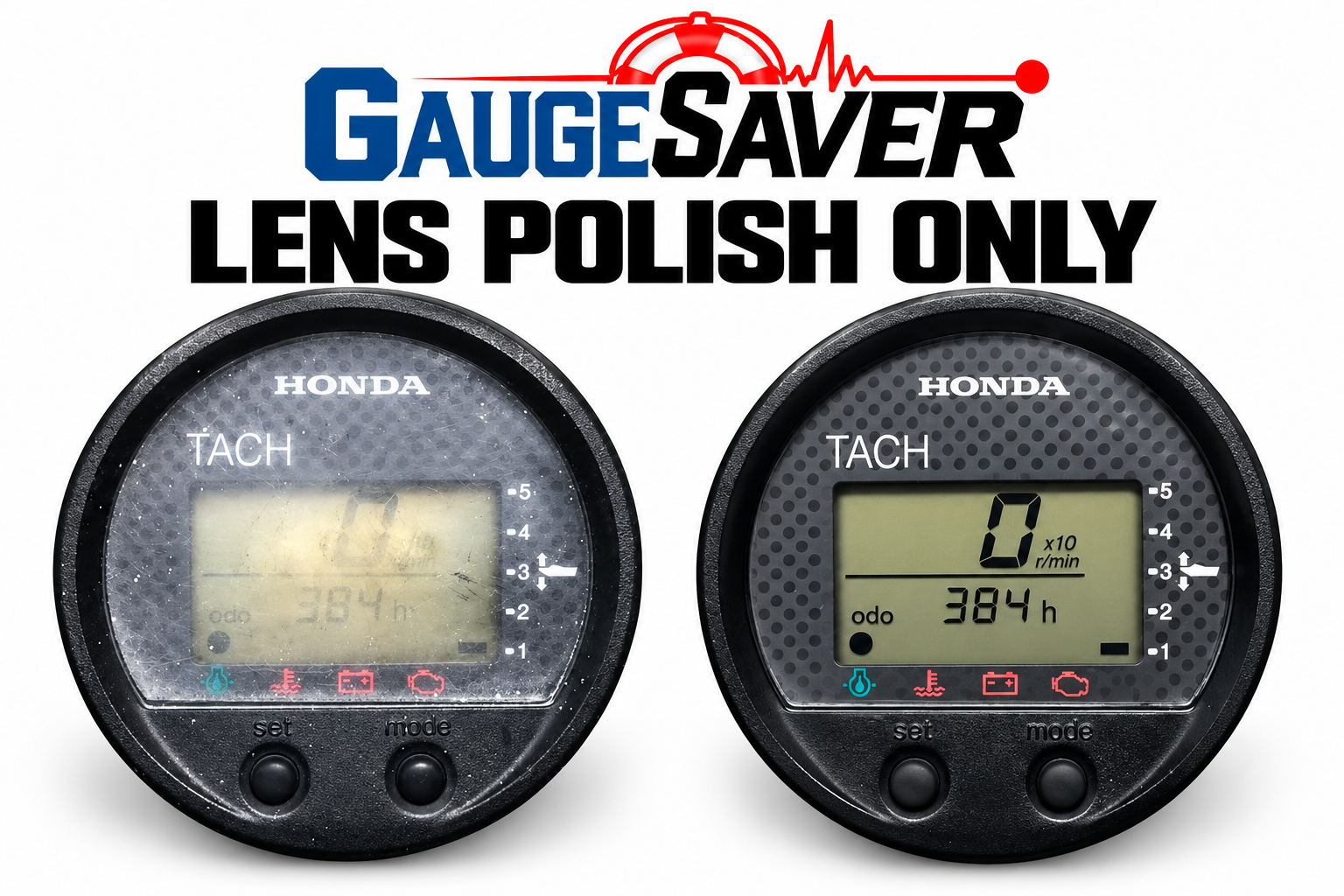 Honda Digital Outboard Gauge Restoration Services - Image 3