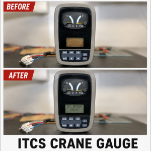 Crane gauge LCD restoration service